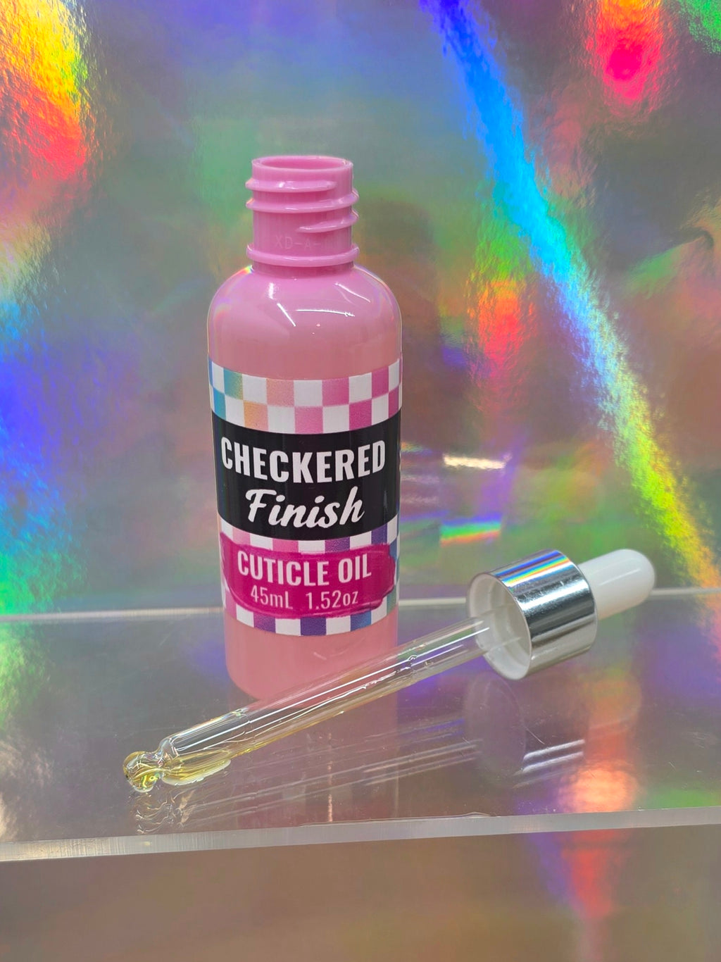 45mL Cuticle Oil Dropper Bottle W/ Refill Tool