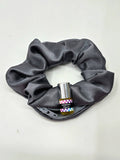 Satin Charcoal Scrunchie+