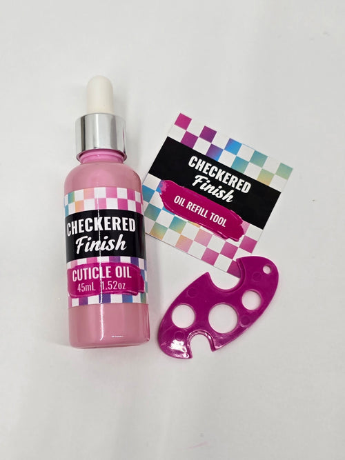 45mL Cuticle Oil Dropper Bottle W/ Refill Tool
